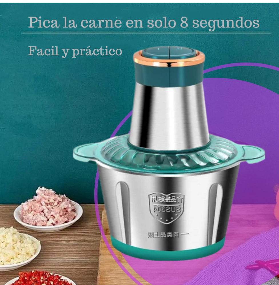 Food processor, 2L stainless steel meat grinder 