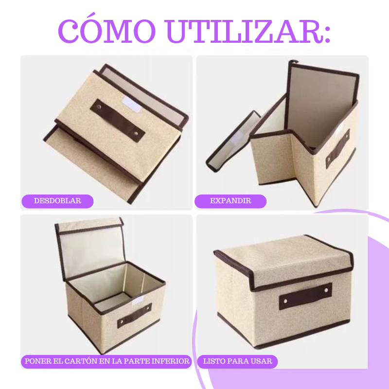 FOLDABLE ORGANIZER BOX 