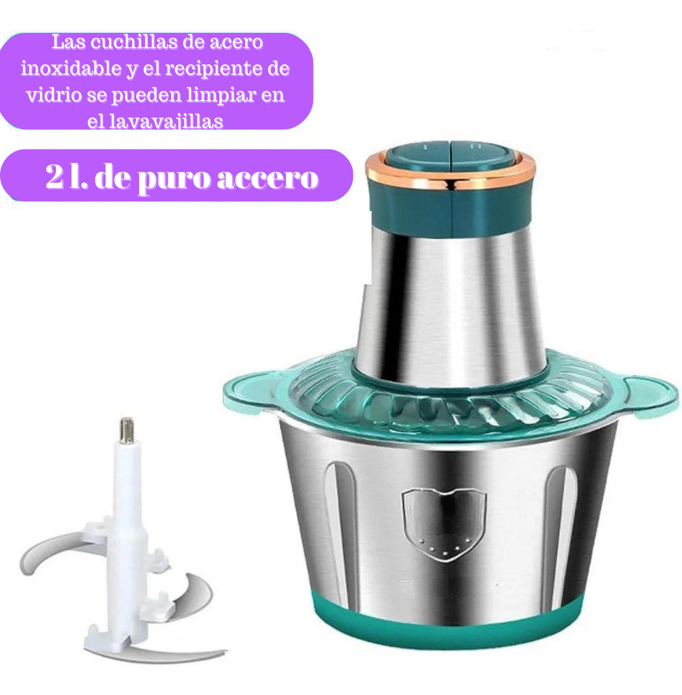 Food processor, 2L stainless steel meat grinder 